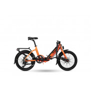 Bicicletat Eléctrica Noa de 9Transport, Plegable, Motor 250W, Color Coral