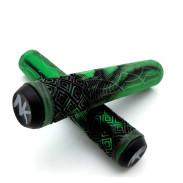 Puños Nokaic para Patinete Freestyle 160mm, Color Negro-Verde