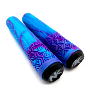 Puños Nokaic para Patinete Freestyle 160mm, Color Lila-Azul