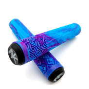 Puños Nokaic para Patinete Freestyle 160mm, Color Lila-Azul