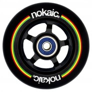 NoKaic Ruedas 100mm Pack (2u.) - Negro/Negro
