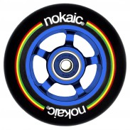 NoKaic Ruedas 100mm Pack (2u.) - Negro/Azul